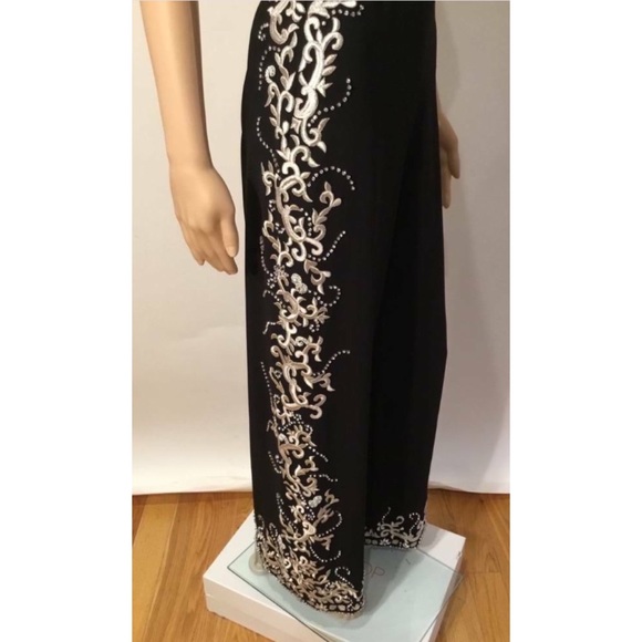 ALICE & OLIVIA CRYSTAL EMBELLISHED JUMPSUIT - Picture 8 of 10